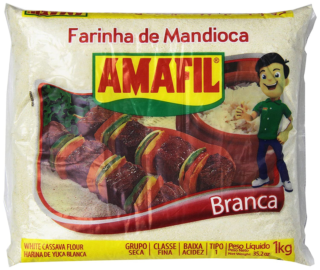 Farinha de Mandioca crua 500 g - AMAFIL