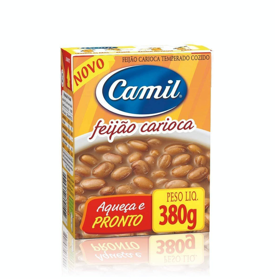 Feijao camil cozido carioca com tempero  380 g